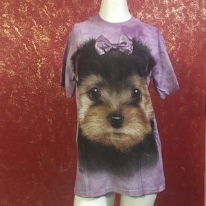 YORKIE TIE DYE PUPPY DOG T SHIRT THE MOUNT…